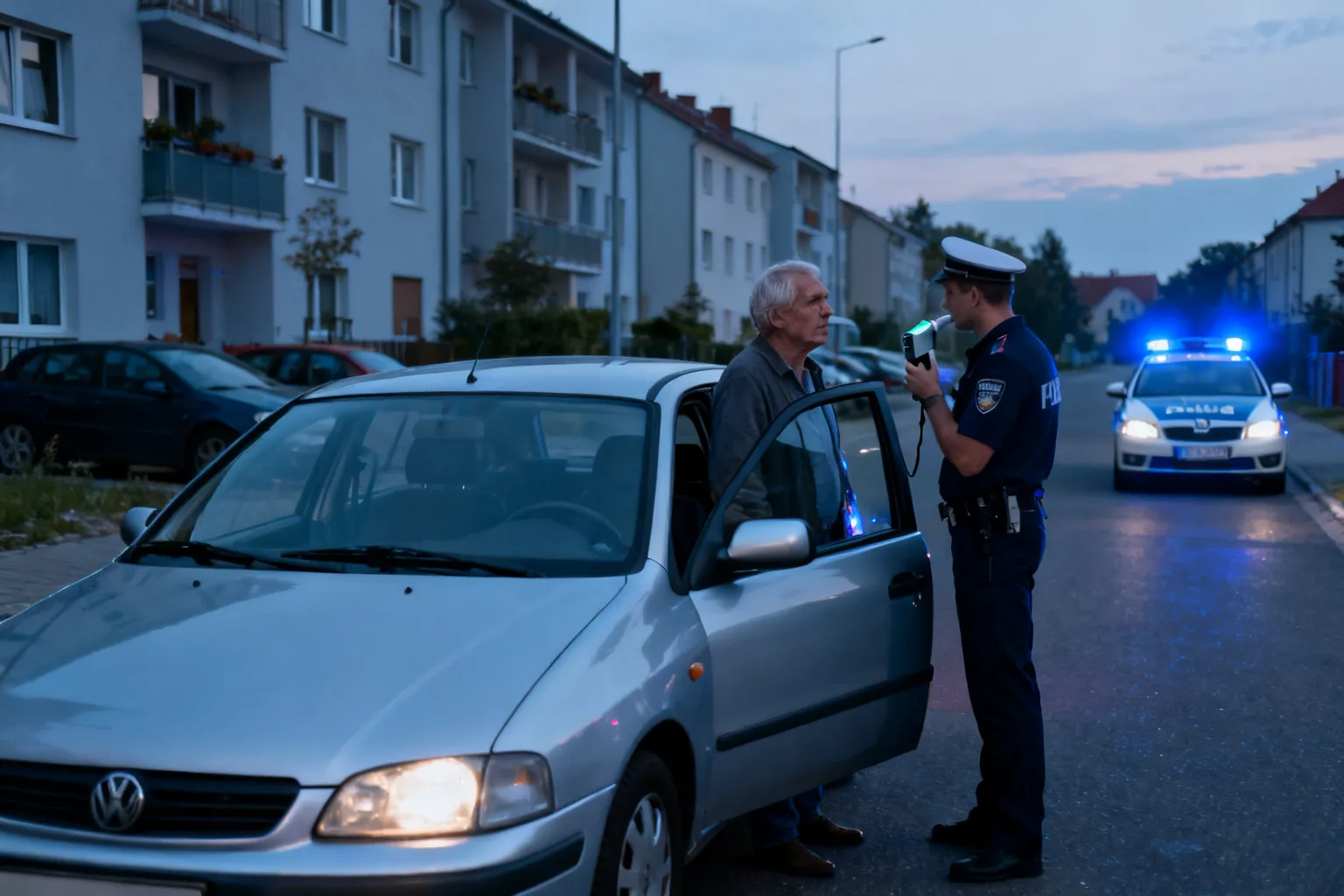 Pijany kierowca Pabianice: 55‑latek zatrzymany cztery dni po utracie prawa jazdy