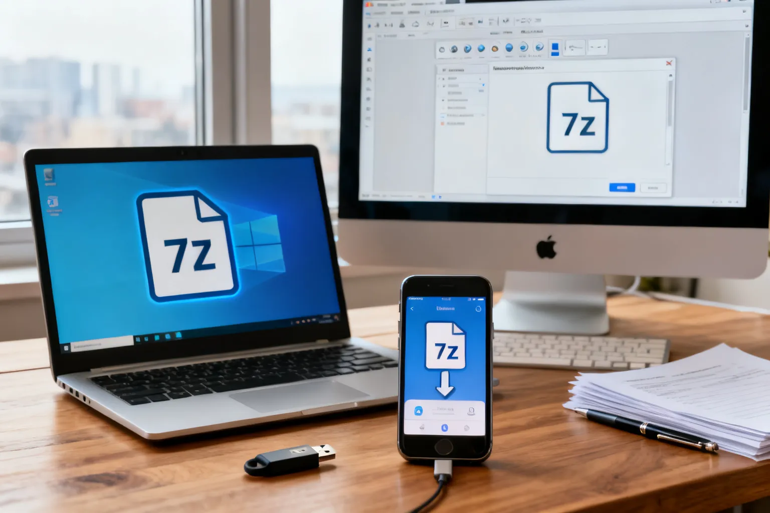 Jak otworzyć plik 7z — szybkie sposoby na Windows, Mac i telefon