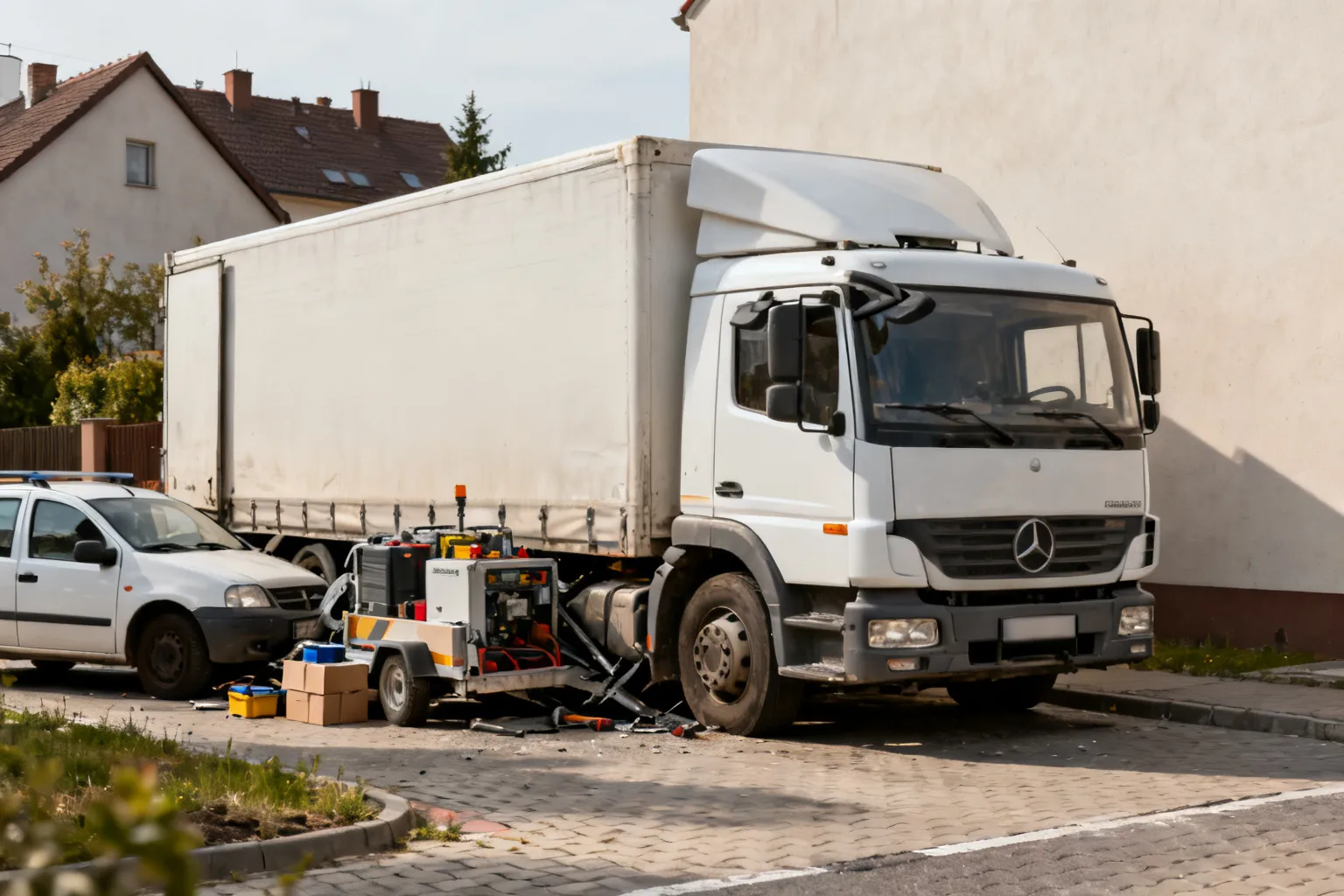 Wypadek A1 Mykanów: ciężarówka wjechała w ekipę remontową, cztery osoby zginęły