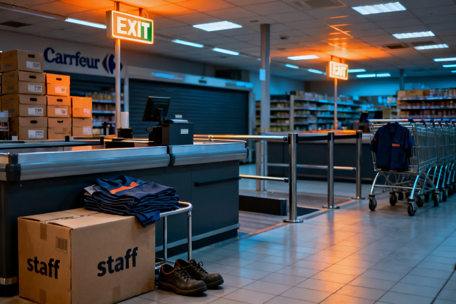 Carrefour zamyka sklepy Sieradz Bełchatów — co z pracownikami?