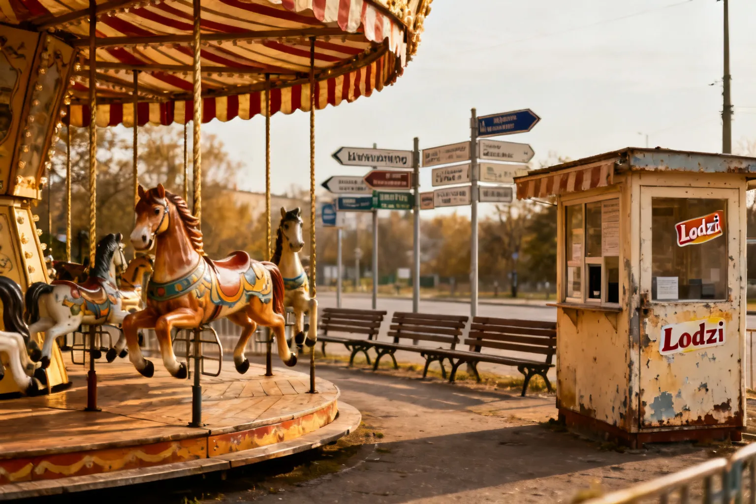 Lunapark na Zdrowiu w Łodzi — historia parku rozrywki