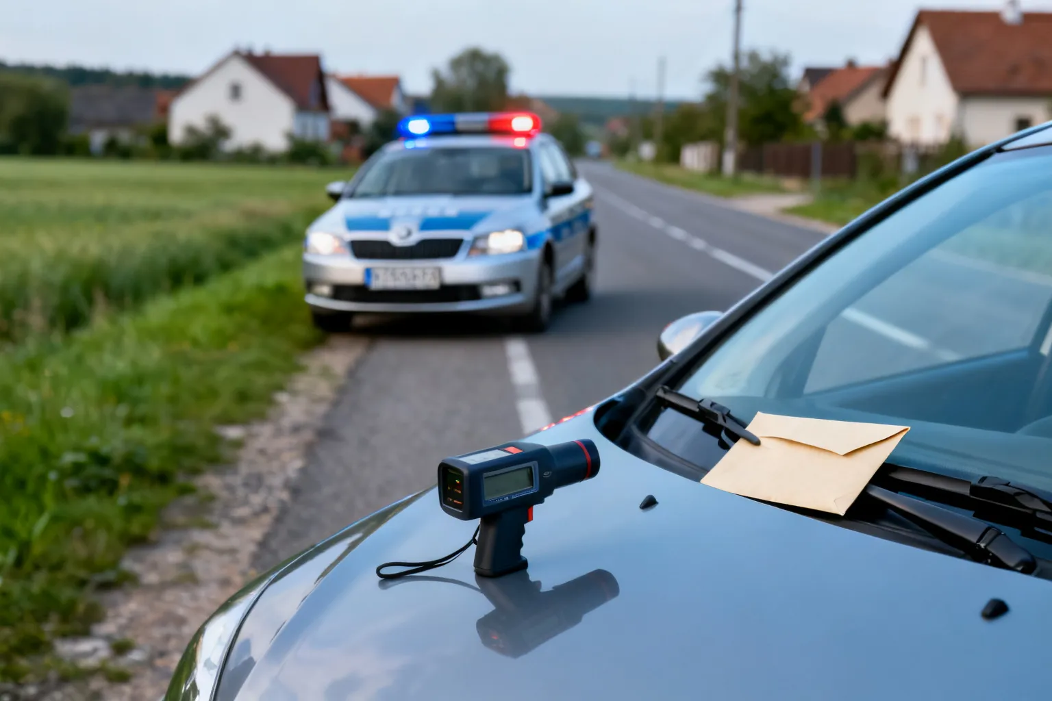 Pędził 116 km/h w powiecie pabianickim — mandat 2000 zł i 3 miesiące bez prawa jazdy