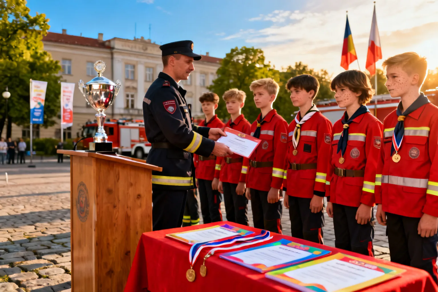 Młodzieżowe Drużyny Pożarnicze laureaci konkurs łódzkie — 148 nagrodzonych drużyn