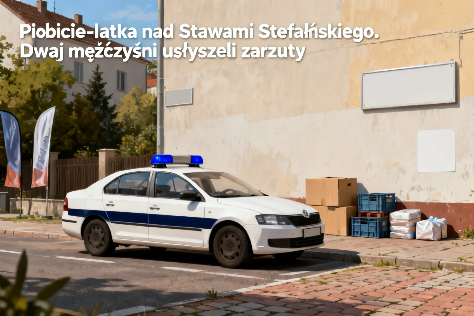 Pobicie 15-latka nad Stawami Stefańskiego. Dwaj mężczyźni usłyszeli zarzuty
