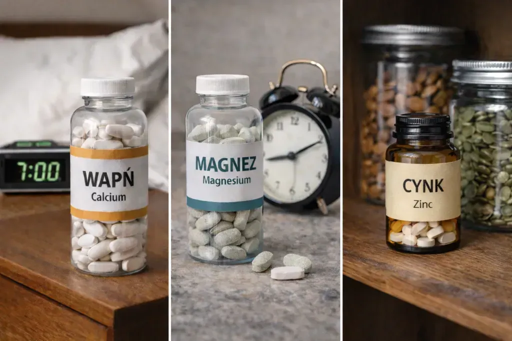 wapń magnez i cynk