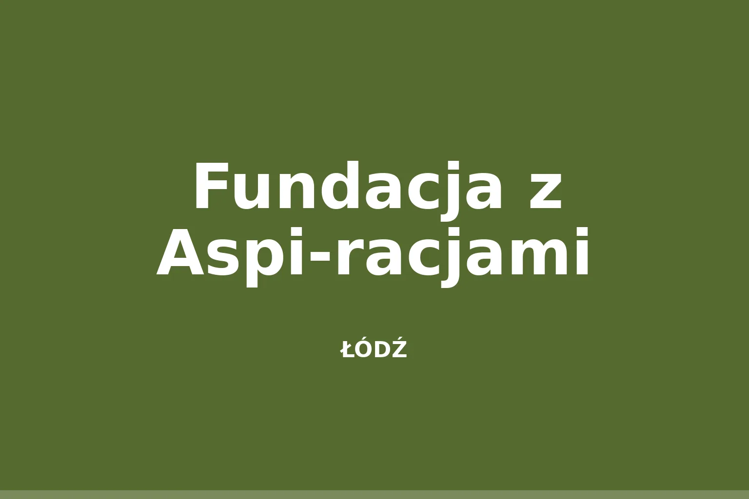 Fundacja z Aspi-racjami