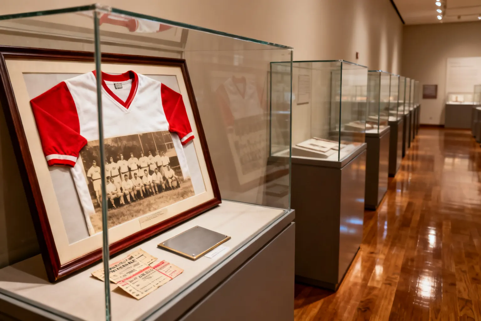 Wystawa Muzeum Widzewa – awans do LM przypomniany przy 30. rocznicy