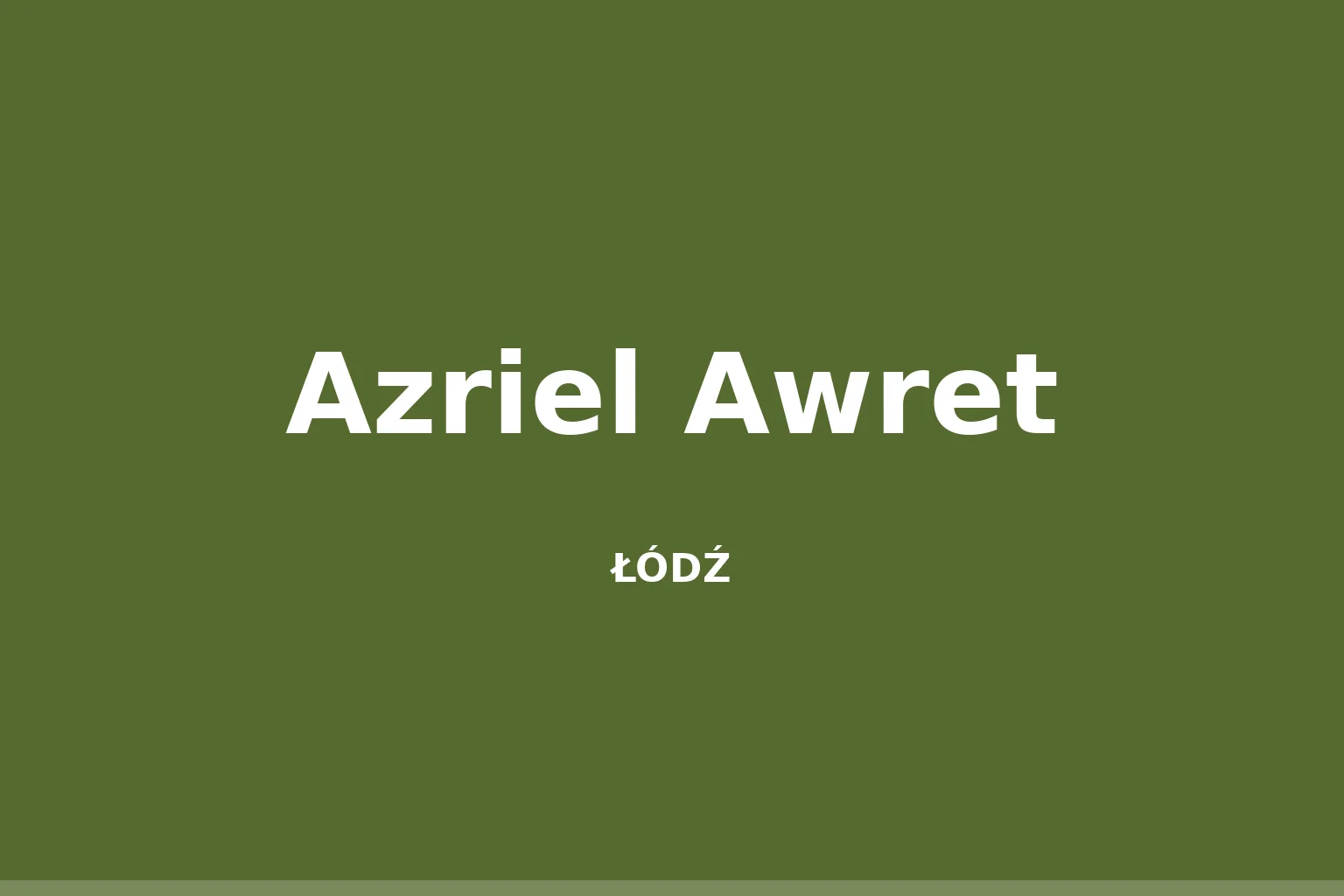 Azriel Awret