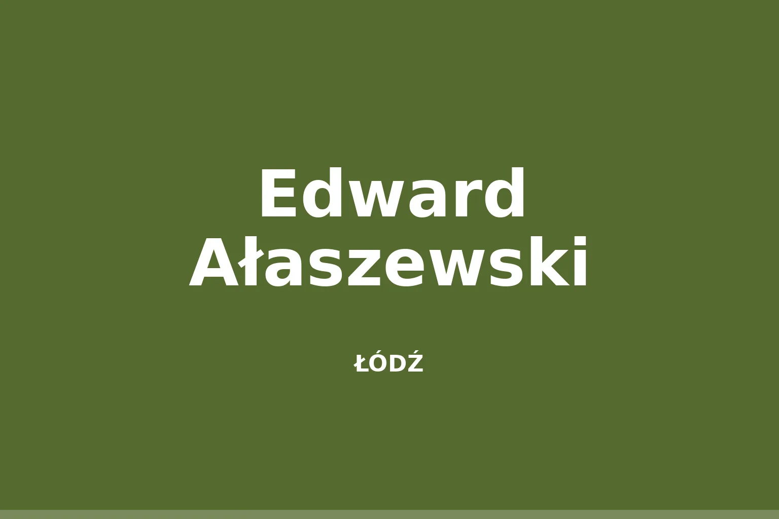Edward Ałaszewski