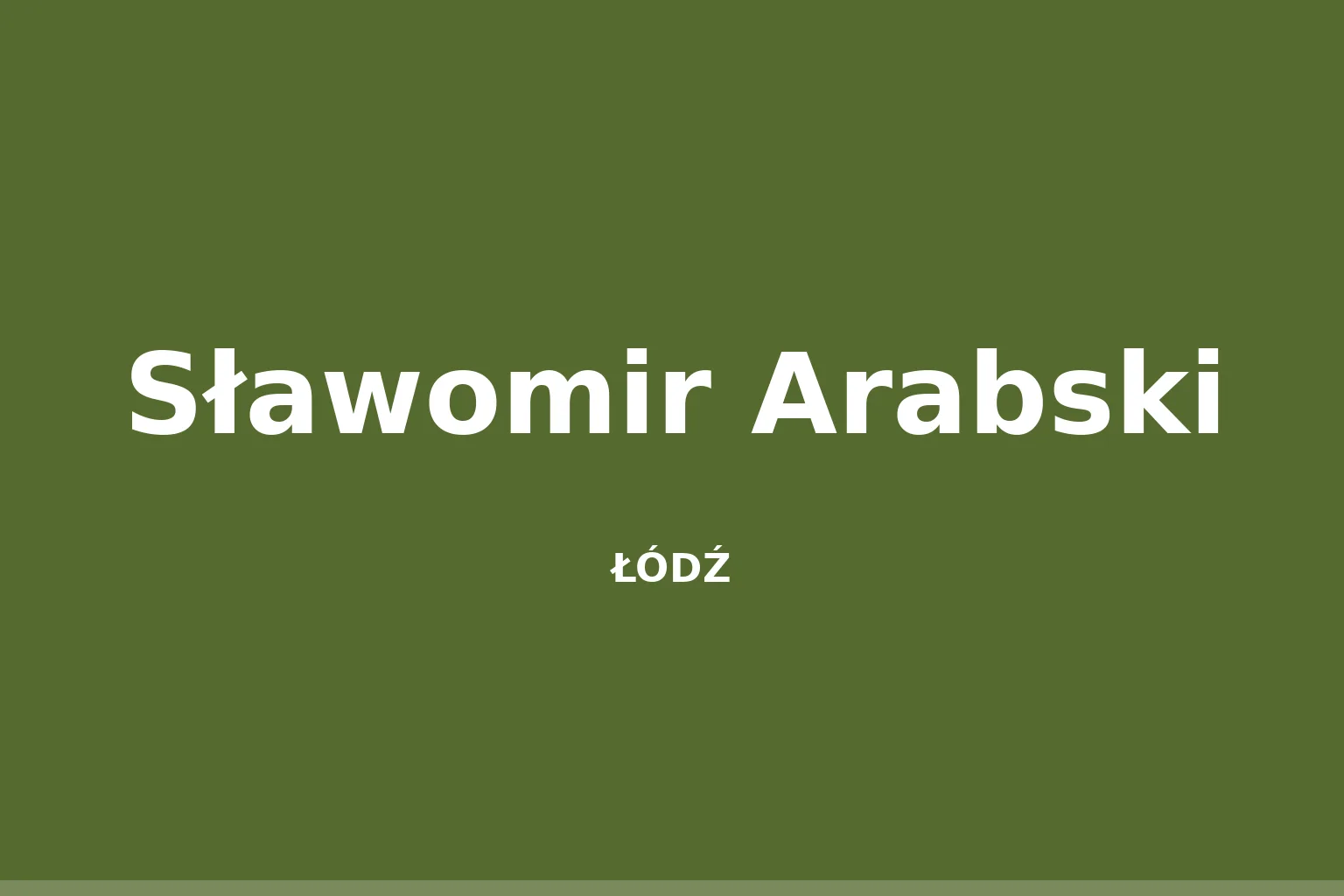 Sławomir Arabski