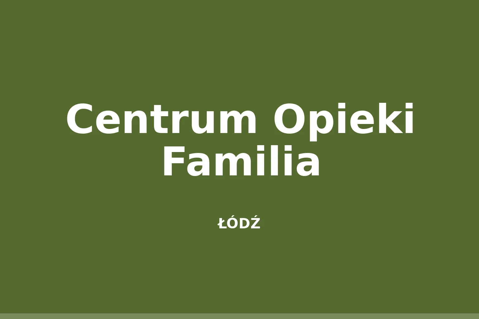 Centrum Opieki Familia