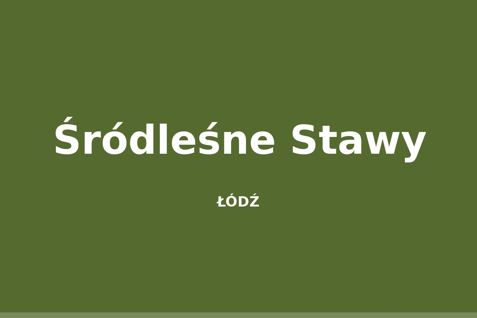 Śródleśne Stawy