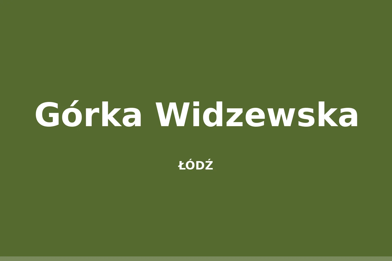 Górka Widzewska