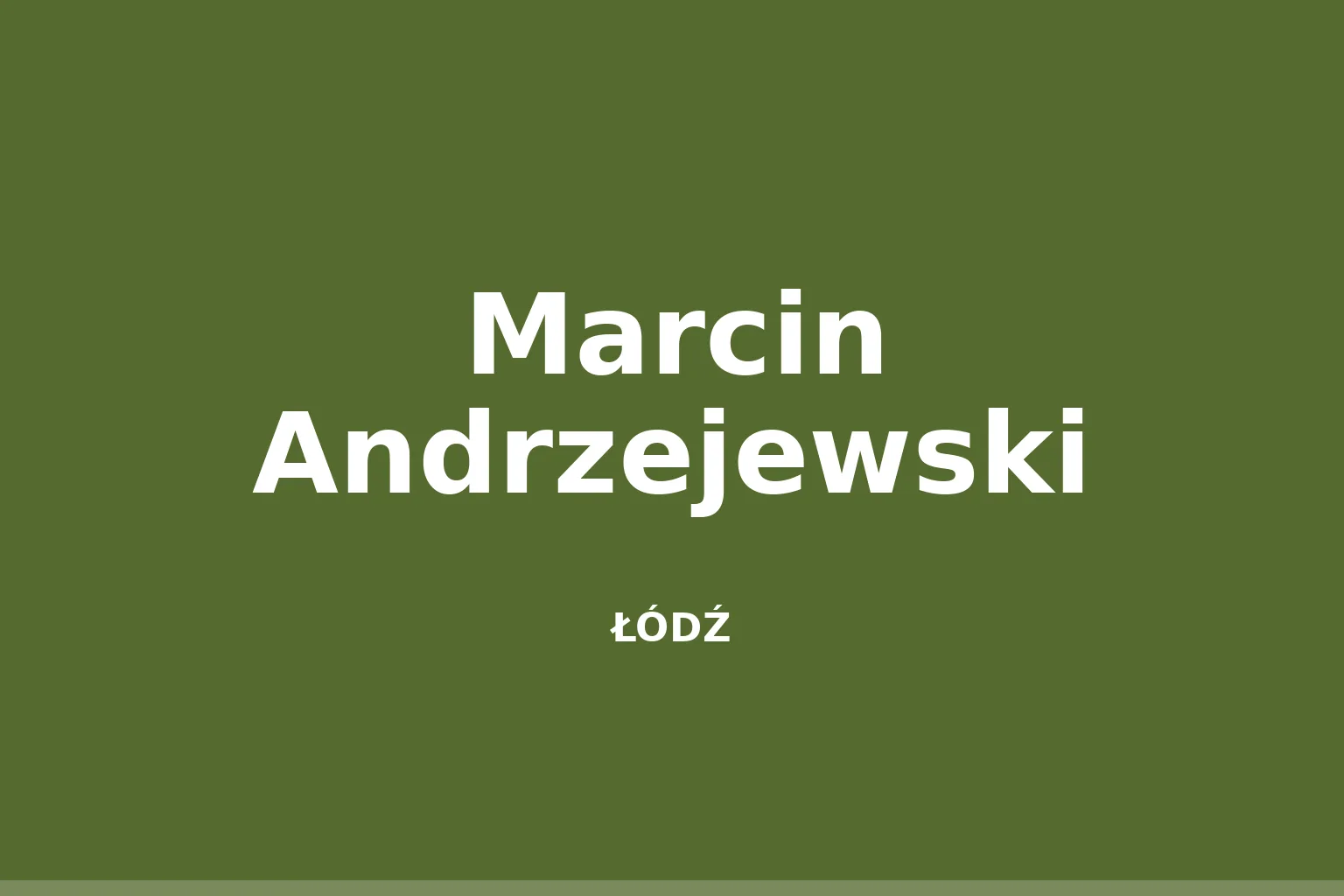 Marcin Andrzejewski
