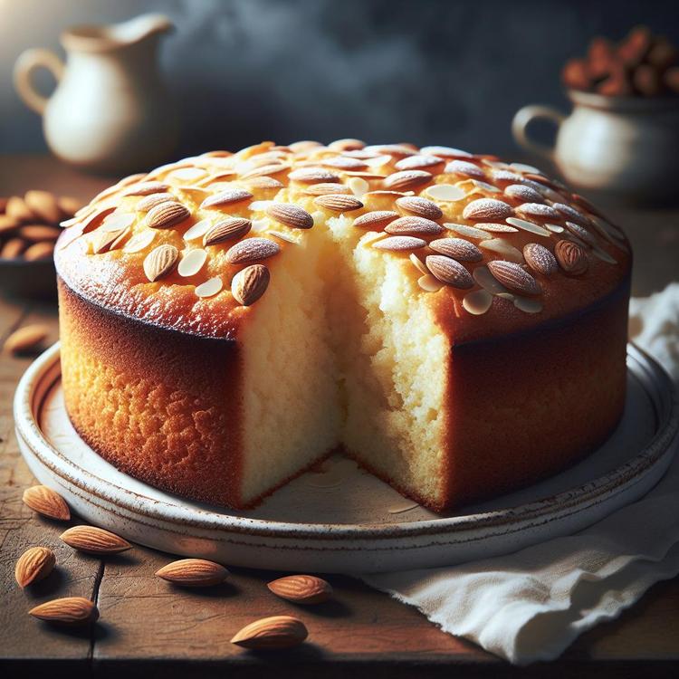 Puszyste migdałowe ciasto bez mąki - sekretny składnik